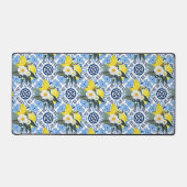 レモン💙青素晴らしのアズレホス デスクマット (正面)