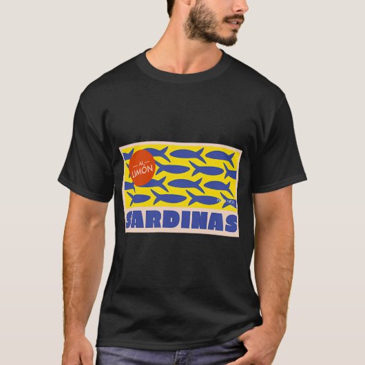 レモン風味のイワシ Tシャツ (正面)
