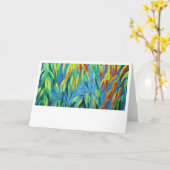 レモン香りカラーカード カード (黄色い花)