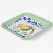 レモン麻雀グリーン ペーパープレート (傾斜あり)