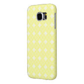 レモン黄色の七宝パターン Case-Mate iPhoneケース (裏面左)