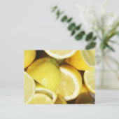 レモン黄色 ポストカード (スタンド正面)