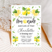 レモン1歳の誕生日の招待状 招待状