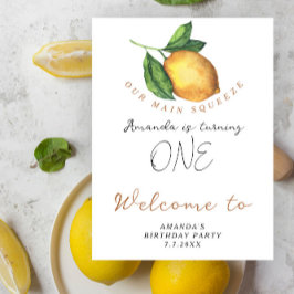レモン1st誕生日パーティー ポスター