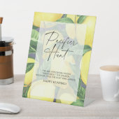 レモン – おしゃぶり狩り赤ちゃんシャワーゲーム 台座サイン (インサイチュ)