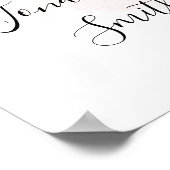 レモン ウェディング ウェルカム サイン ピンク シャワー (角)