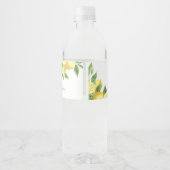 レモン ウォーターカラー 特別な行事 ペットボトルラベル (裏面)