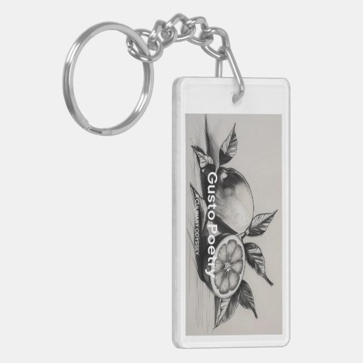 レモン&オレンジガストポエトリー キーホルダー (正面左)