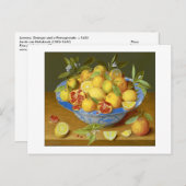 レモン、オレンジ、ザクロ ポストカード (正面/裏面)