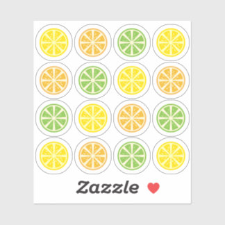 レモン オレンジ ライム フルーツ シトラス 装飾 シール