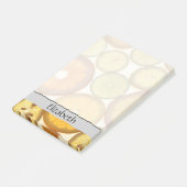 レモン、オレンジ、ライム、柑橘類、フルーツ、お名前 ポストイット (アングル)