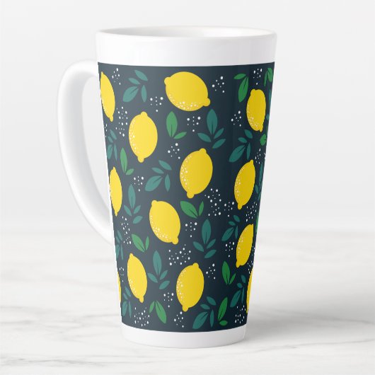 レモン カフェラテマグ (左アングル)