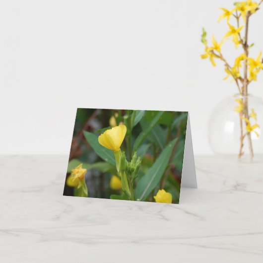 レモン カード (黄色い花)