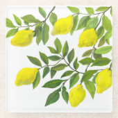 レモン ガラスコースター (正面)