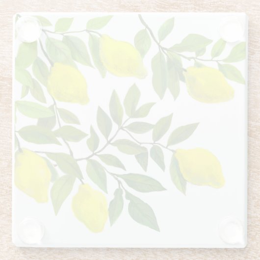 レモン ガラスコースター (裏面)