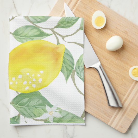 レモン キッチンタオル (四つ折り)