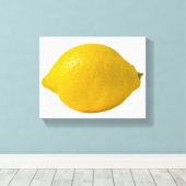 レモン キャンバスプリント (インサイチュ (ウッドフロア))