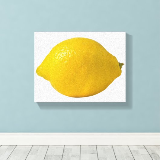 レモン キャンバスプリント (インサイチュ (ウッドフロア))