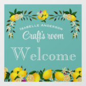 レモン クラフト アクア ウィンドウサイン (シート)