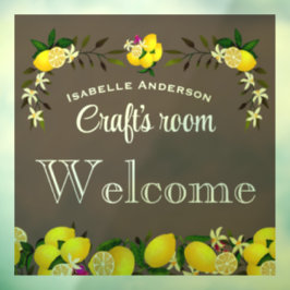 レモン クラフト アッシュ グレー ウィンドウサイン