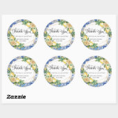 レモン グリーン 地中海 モザイク タイル ウェディング ラウンドシール (シート)