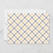 レモン |シトラスブライダルシャワー 招待状 (裏面)