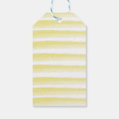 レモン シトラス1歳の誕生日黄色感謝ギフトタグ ギフトタグ (裏面)