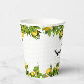 レモン シトラス ガーデン 紙コップ (右)