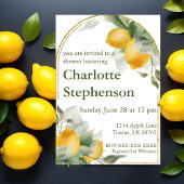 レモン シトラス シャワーの招待状 招待状