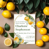 レモン シトラス シャワーの招待状 招待状