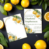 レモン シトラス シャワー 招待状