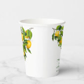 レモン シトラス フルーツ カクテル パーティー 紙コップ (右)