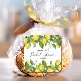 レモン シトラス ブライダルシャワー スクエアシール