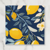 レモン シトラス ブライダル シャワー フェイバータグ (裏面)