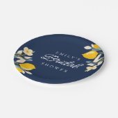 レモン シトラス ブライダル シャワー ペーパープレート (アングル)