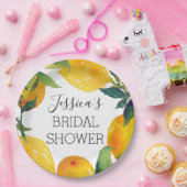 レモン シトラス ペーパー プレート (パーティー)