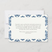 レモン シトラス ポジターノ イタリアン ブライダル シャワー サンキューカード (裏面)