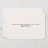 レモン シトラス ママのメインスクイーズ ブラッシュ ベイビー シャワー 招待状 (裏面)