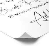 レモン シトラス - 多忙な花嫁をサポートする 案内状 ポスター (角)