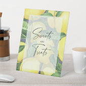 レモン – スイーツとお菓子の赤ちゃんシャワーポスター 台座サイン (インサイチュ)