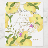 レモン スクイーズ ワインラベル (シングルラベル)