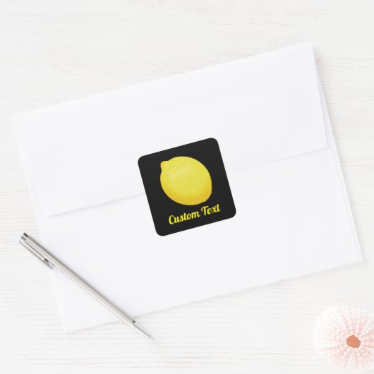 レモン スクエアシール (封筒)