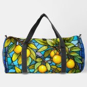 レモン、ステイングラス地中海の、 ダッフルバッグ (裏面)