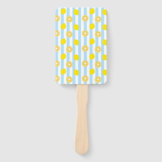 レモン（ストライプ）  ハンドファン (正面)