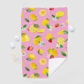 レモン&ストロベリー1 ゴルフタオル (インサイチュ)