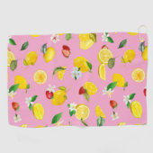 レモン&ストロベリー1 ゴルフタオル (横)