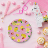 レモン&ストロベリー1 ペーパープレート (パーティー)