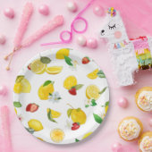 レモン&ストロベリー2 ペーパープレート (パーティー)