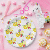 レモン&ストロベリー ペーパープレート (パーティー)