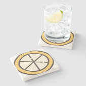 レモン ストーンコースター (横)